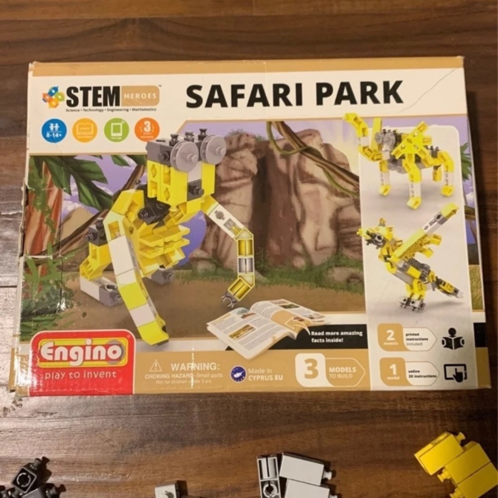 Stem heroes "Safari", 3 models, Engino play to invent building toys